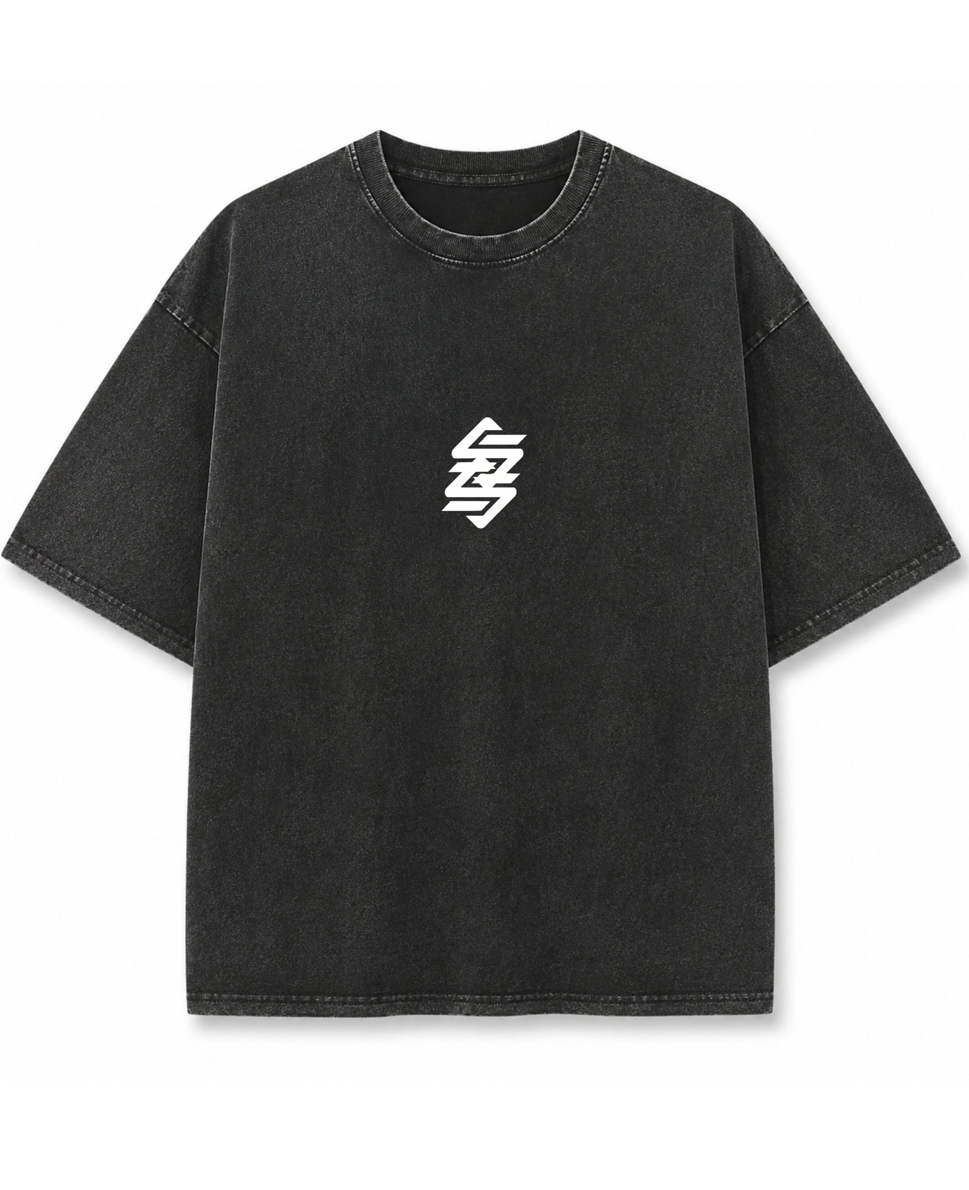 Vintage Fade Wash Oversized T-shirt Front Design